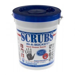Scrubs Hand Cleaning Wipes (Tub of 72)